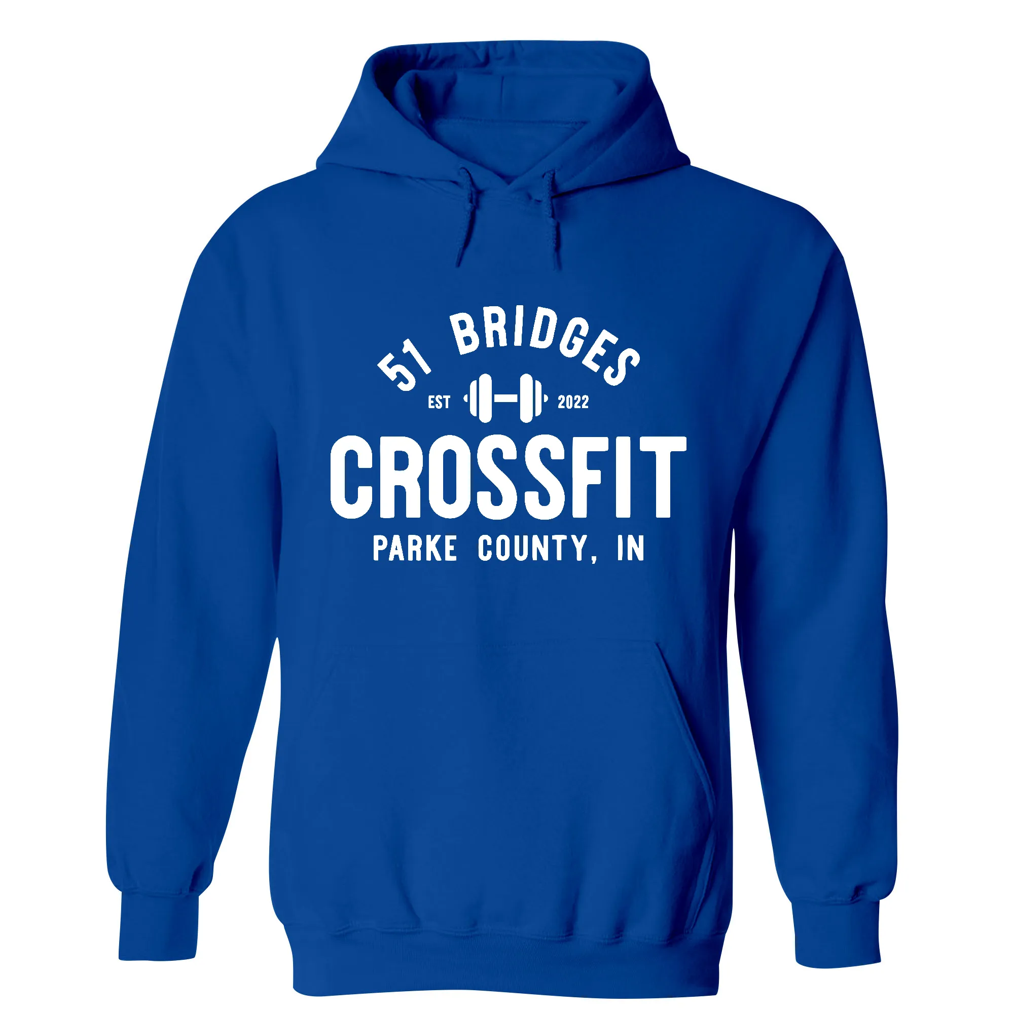 51 Bridges CrossFit Stacked Mens - Hoodie