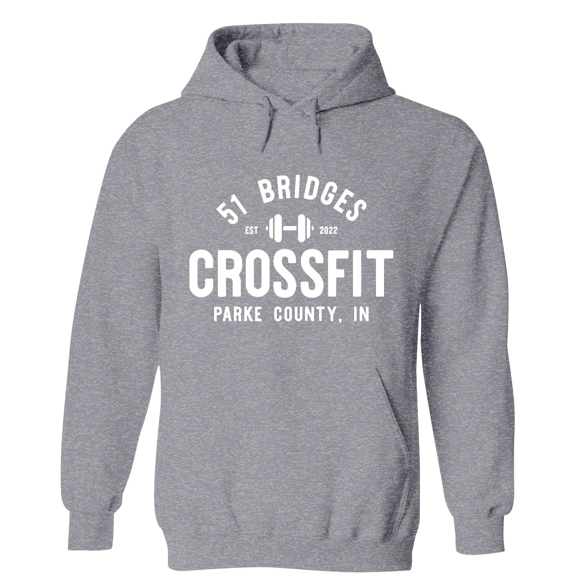 51 Bridges CrossFit Stacked Mens - Hoodie