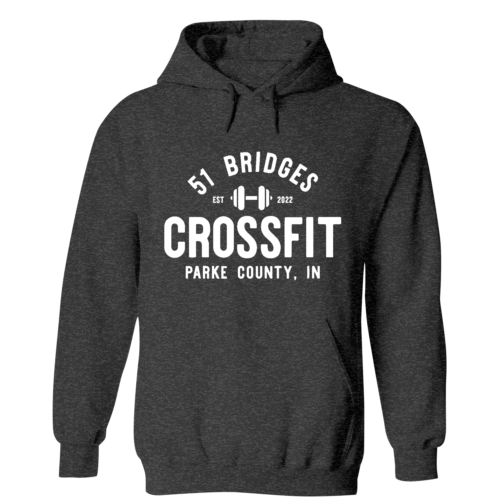 51 Bridges CrossFit Stacked Mens - Hoodie