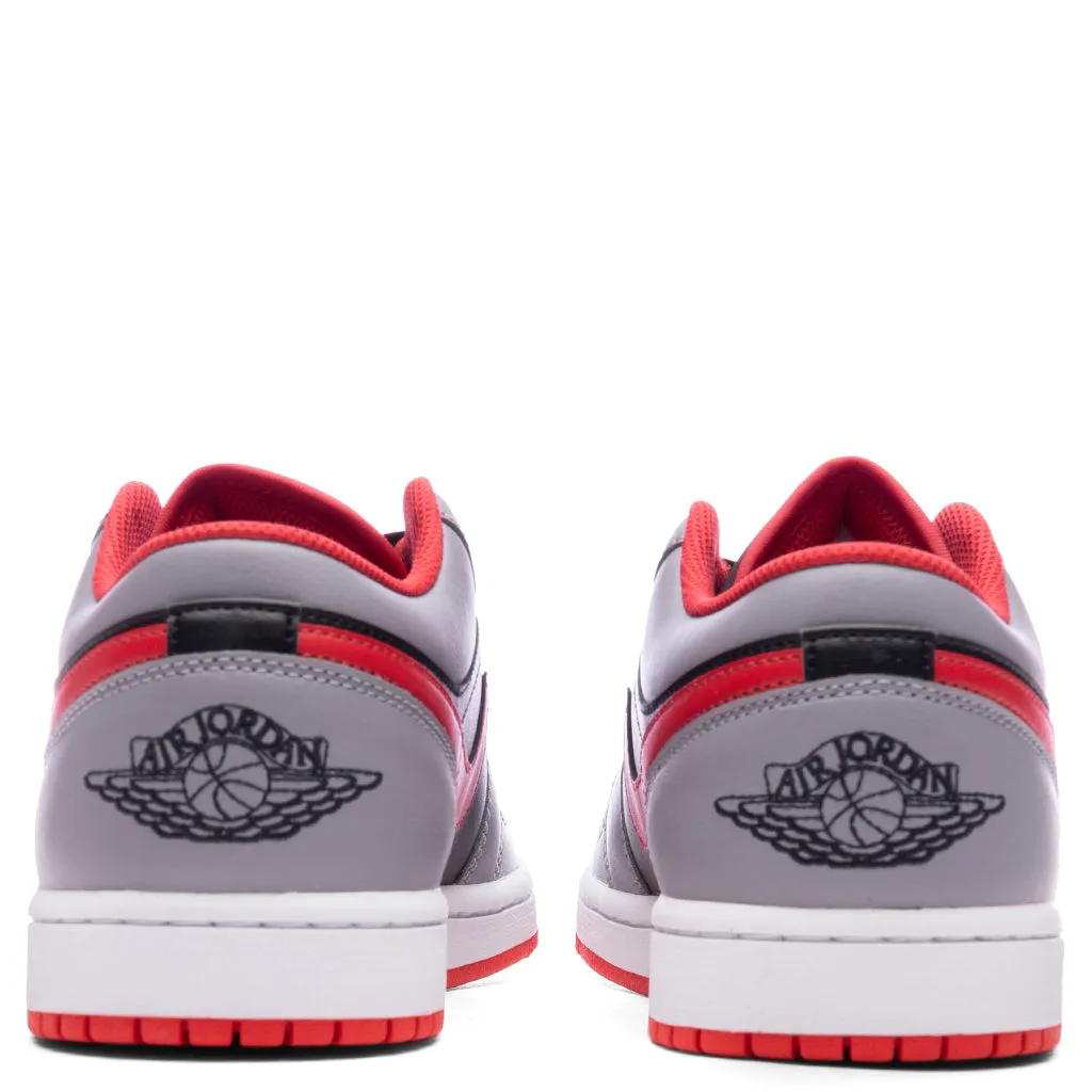 Air Jordan 1 Low - Black/Fire Red/Cement Grey