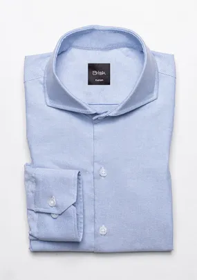 BLUE OXFORD SHIRT - SOFT EXTREME COLLAR