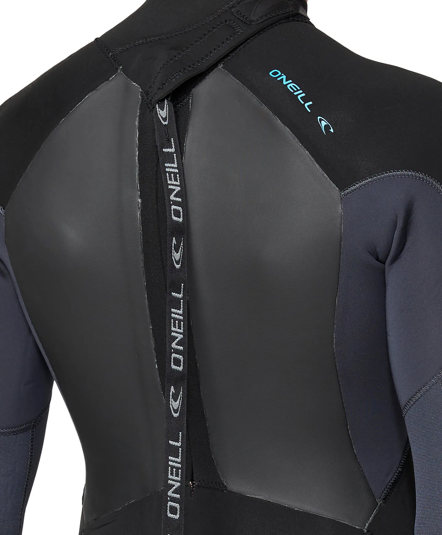 Boy's Defender 4/3mm Steamer Back Zip Wetsuit - Black Gunmetal