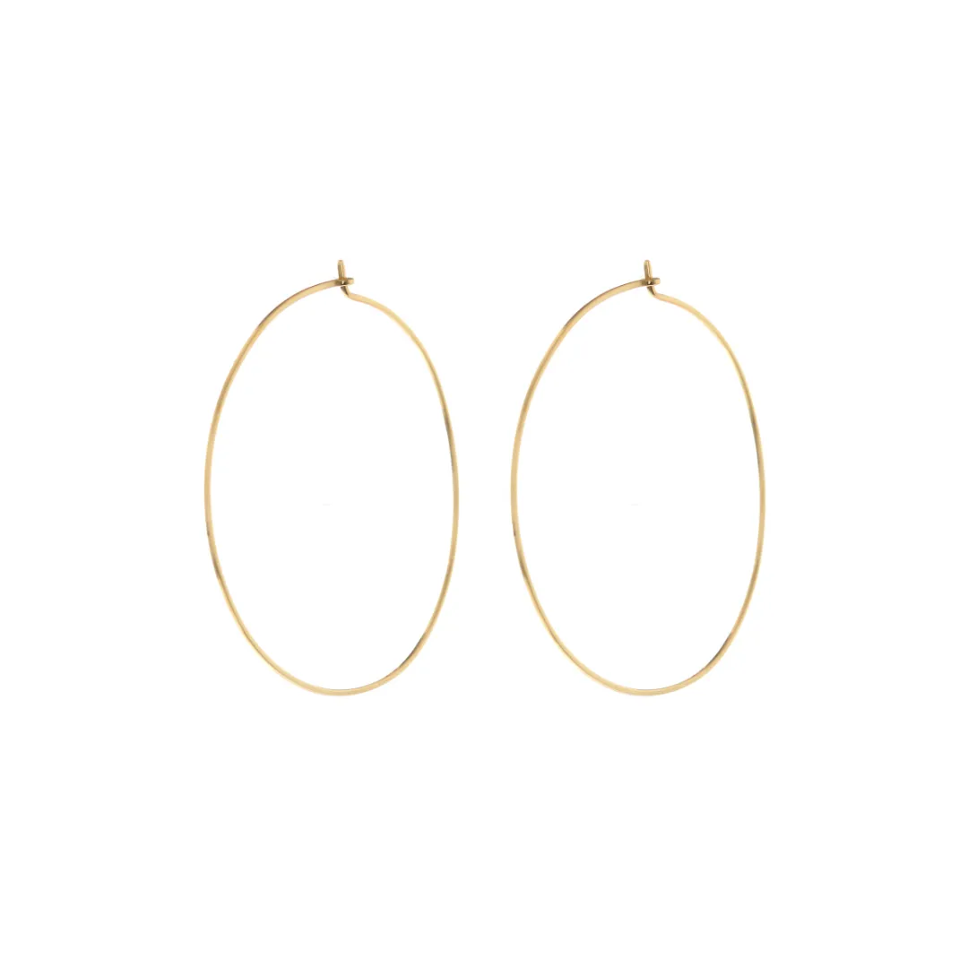 CAPRI WIRE HOOPS