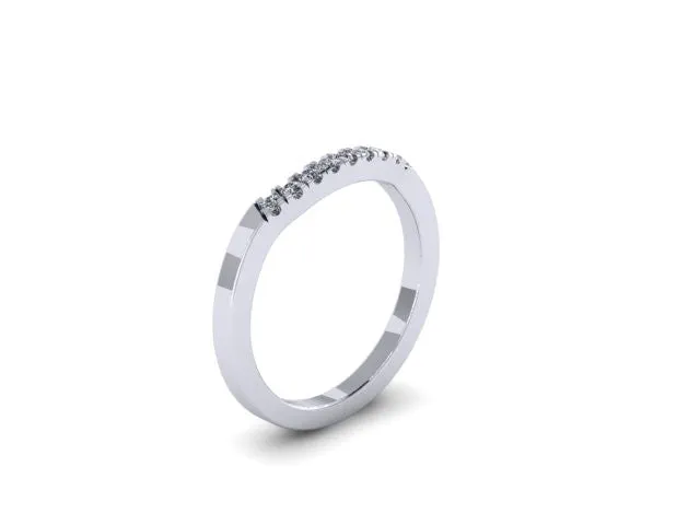 Contour Wedding Band-UDINC0336WB