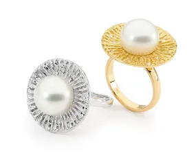 Diamond and Pearl Ring