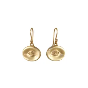 Gabriella Kiss Pair of 14k Small Eye Earrings