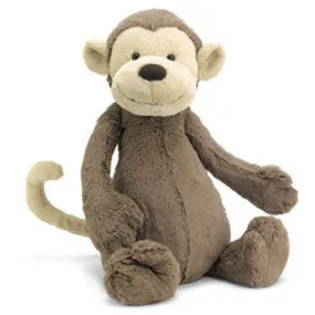 Jellycat Bashful Monkey Plush Stuffed Animal - Original