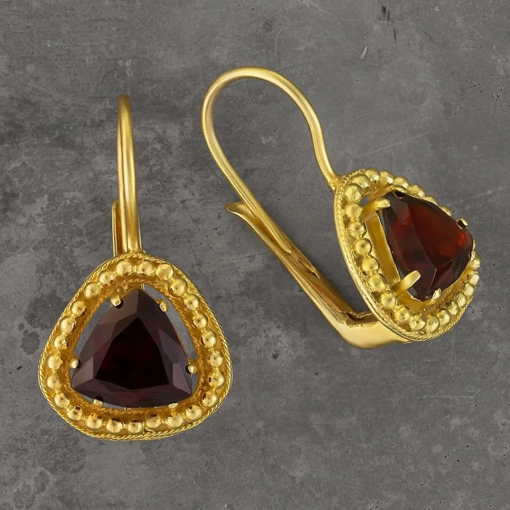 Lammermoor Garnet Earrings