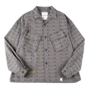 MAGICSTICK T-KMG FATIGUE SHIRT-GREY PLAID