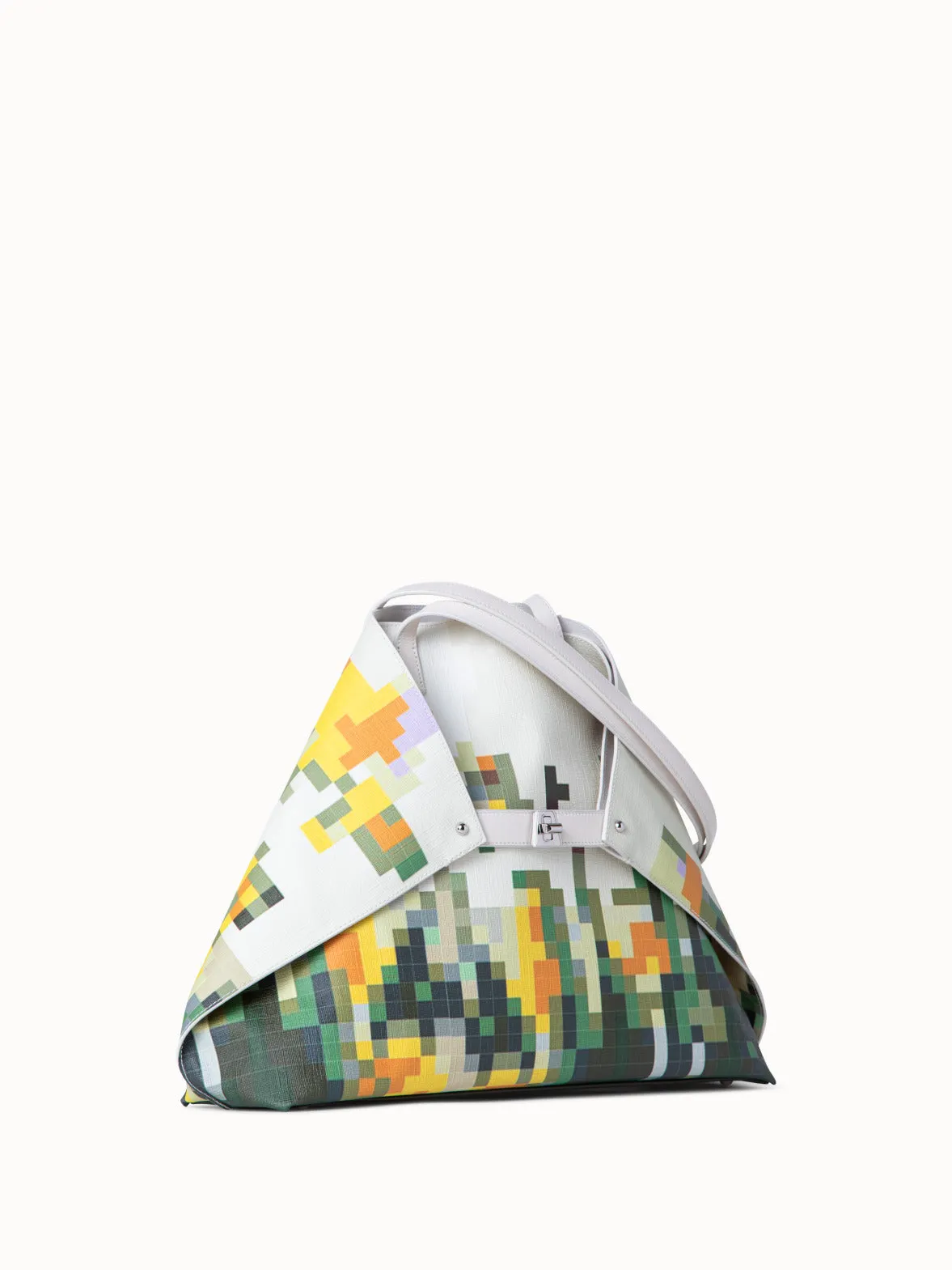 Medium Ai Schultertasche mit Flowers at Home Druck