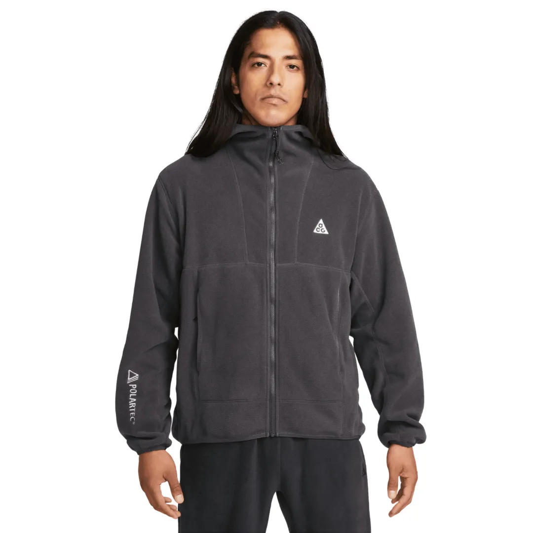 Men's Nike ACG "Wolf Tree" Polartec® Full-Zip Jacket - Anthracite/Summit White