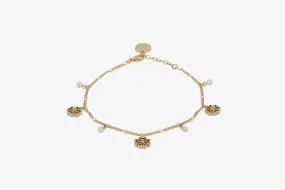 Monogram Bracelet - 22 Carat Gold Gilded