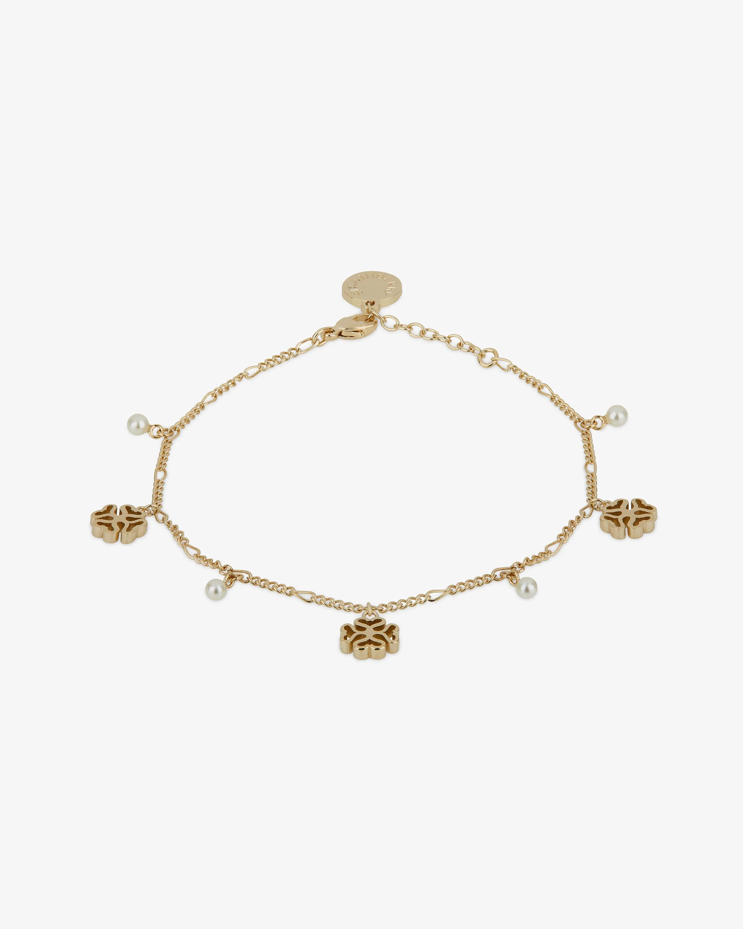 Monogram Bracelet - 22 Carat Gold Gilded