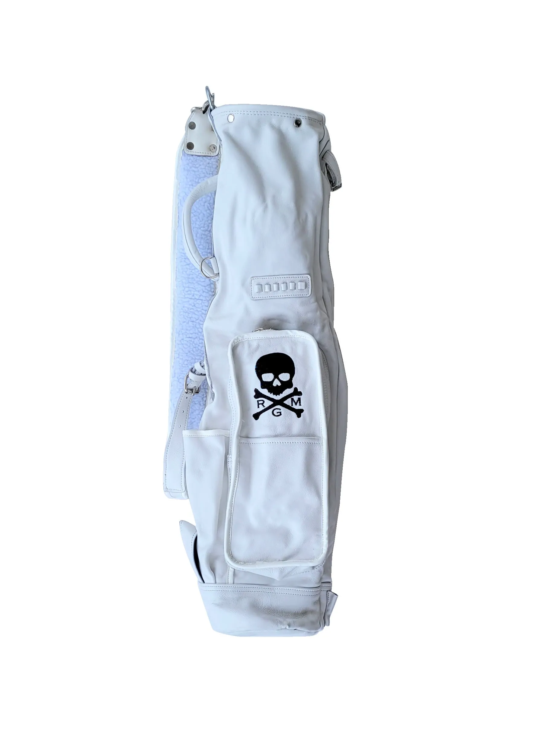 New Release! The 100% Leather, RMG Sunday Carry Golf Bag! Ships immediately!