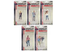 On-Air 6 piece Figures and Accessory Set for 1/24 Scale Models by American Diorama