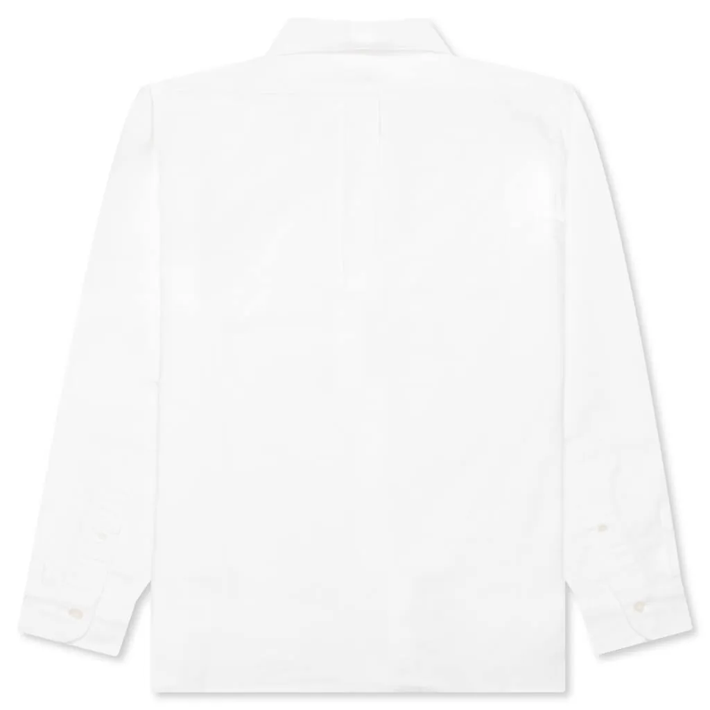 Oxford B.D L/S Shirt - White