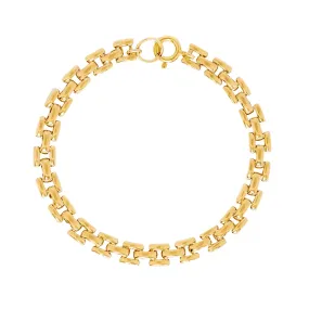 Panther Chain Anklet | Gold