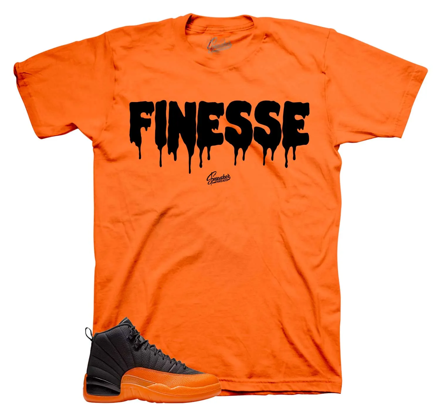 Retro 12 Brilliant Orange Finesse Shirt