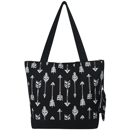 SALE ! Arrow Black NGIL Canvas Tote Bag