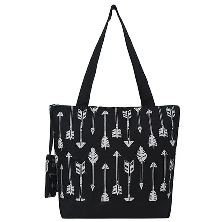 SALE ! Arrow Black NGIL Canvas Tote Bag