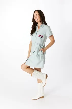 SE Spurs Up Denim Dress