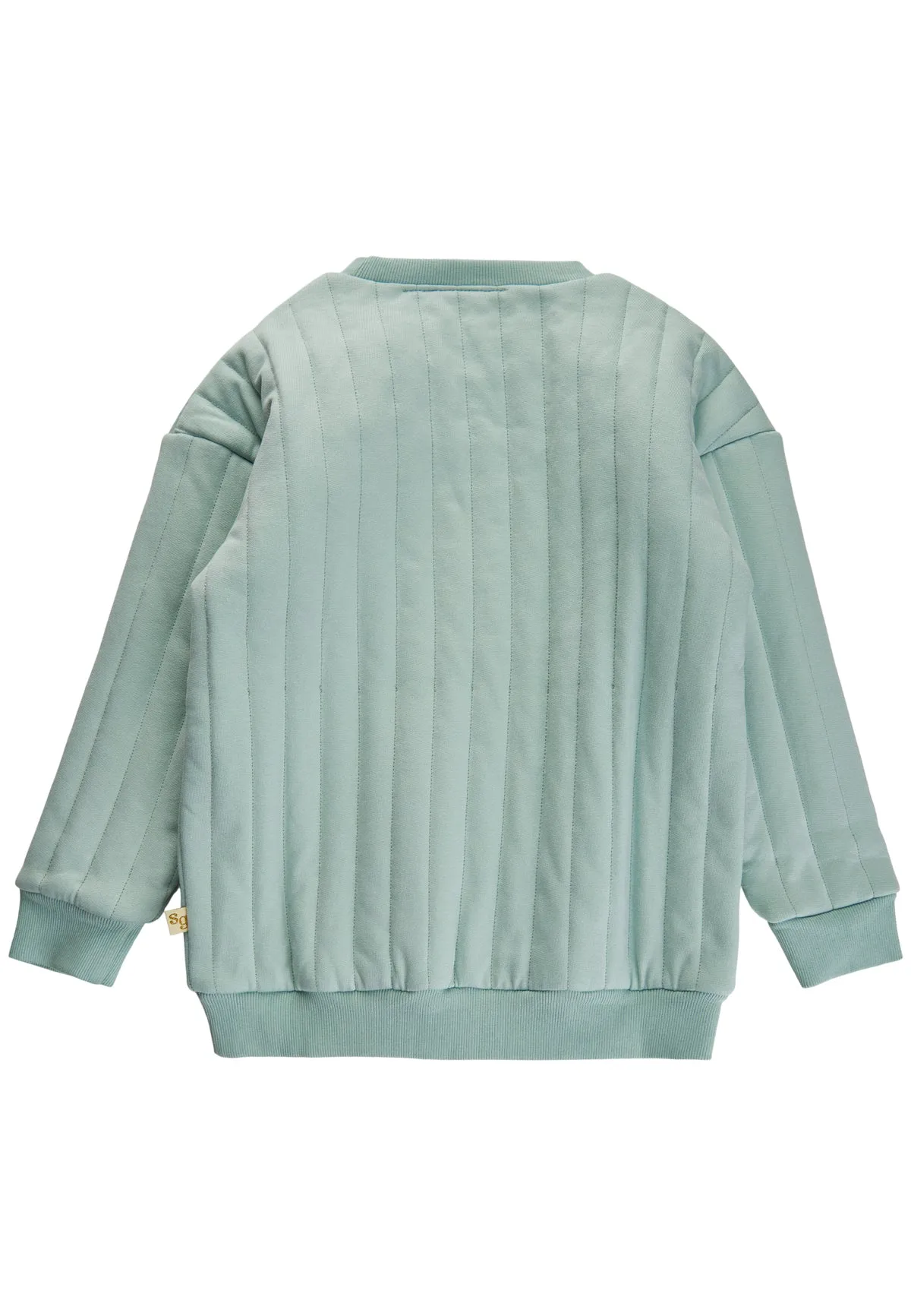 SGKim Quilted Sweatshirt - Blue Haze