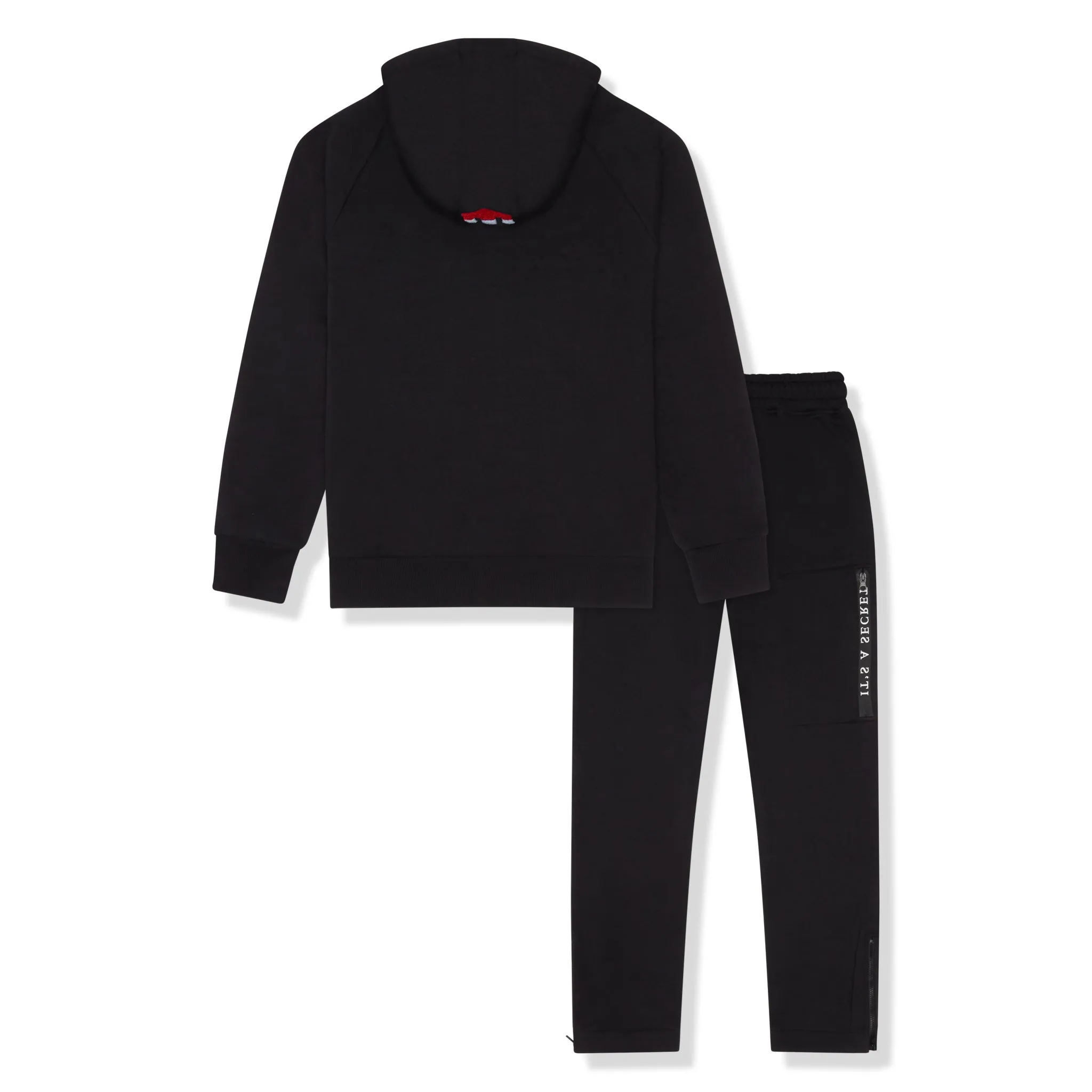 Trapstar Chenille Decoded 2.0 Hooded Tracksuit Black Revolution