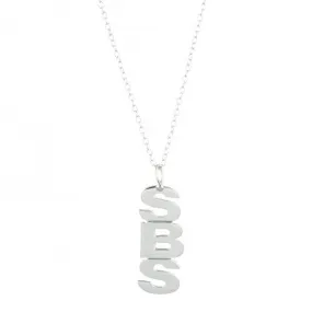 Vertical Monogram Necklace