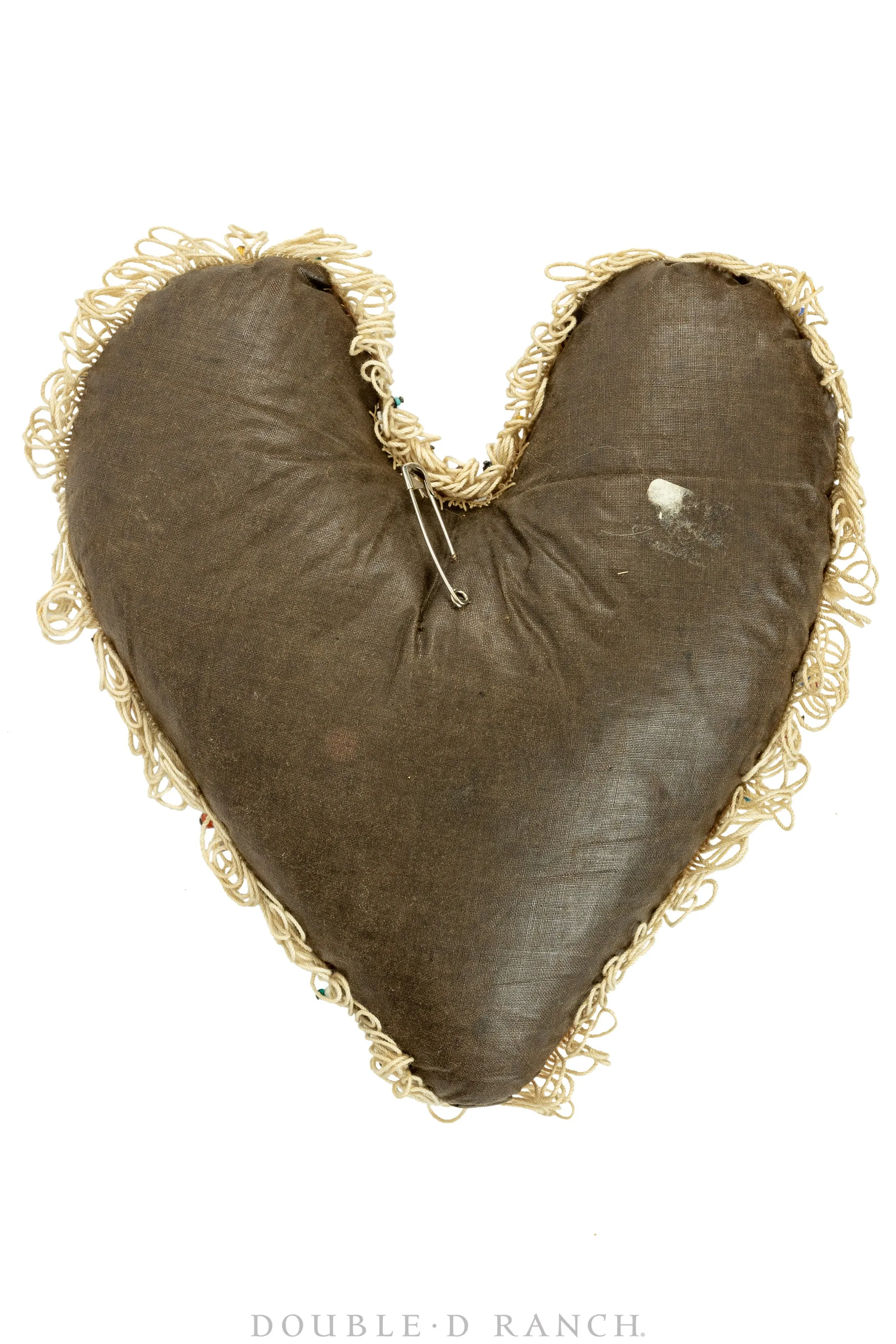 Whimsey, Cushion, Heart, English, Field Marshal Frederick Roberts, Vintage, Late 19th Century, 24