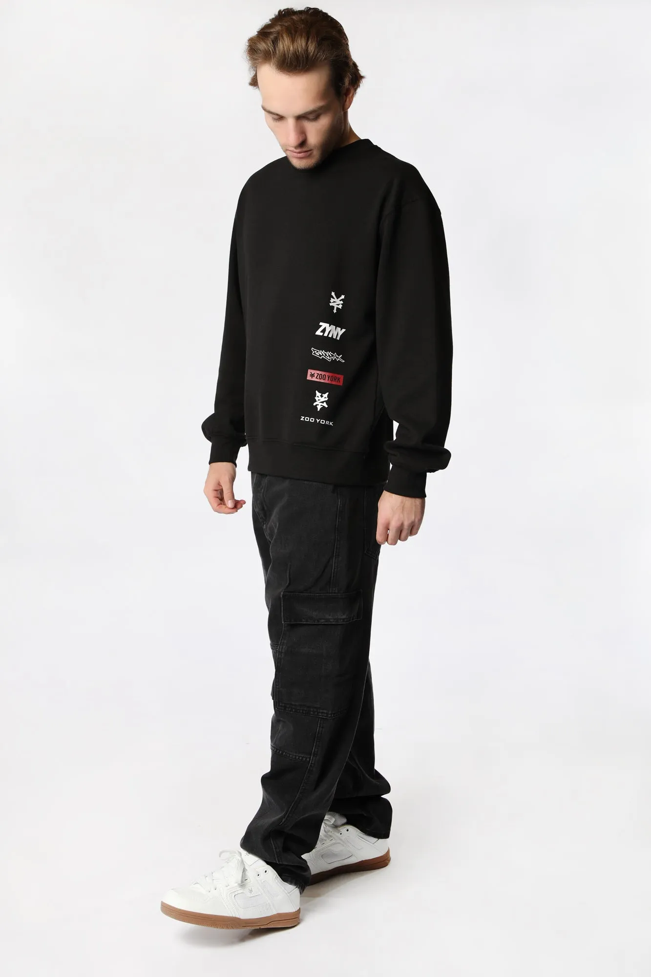 Zoo York Mens Multi Logo Sweatshirt