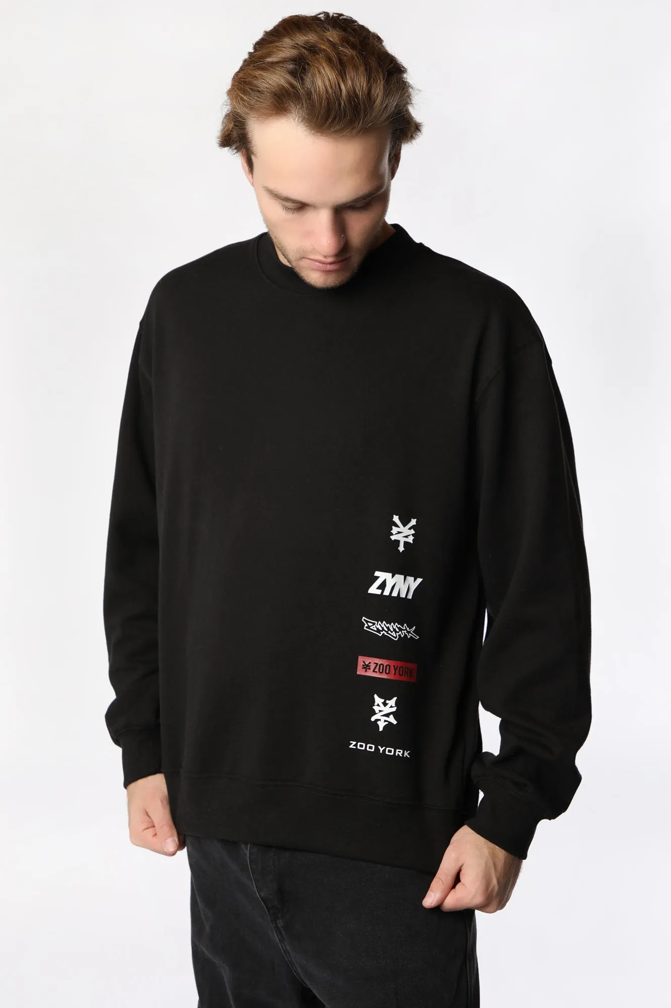 Zoo York Mens Multi Logo Sweatshirt