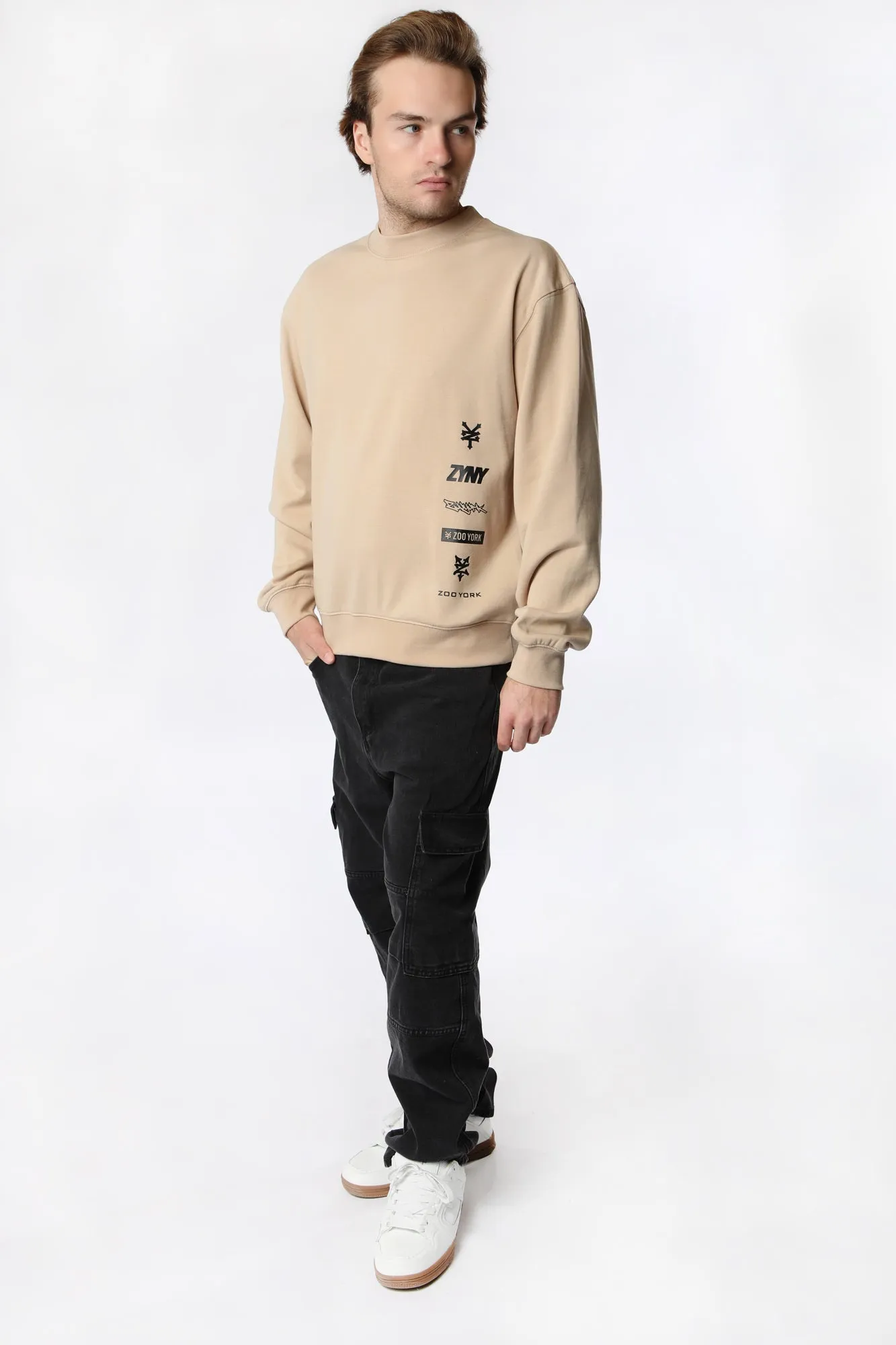 Zoo York Mens Multi Logo Sweatshirt